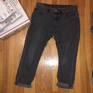 Black Levi Boyfriend Jeans